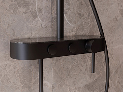 Душевая стойка VSFS-402MB, черный матовый, , шт