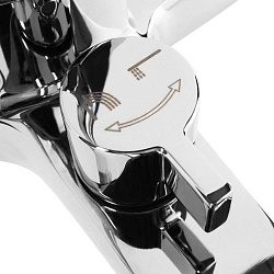 Смеситель для ванны, Atlantic, Milardo, ATLSBC0M02