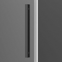 Душевой уголок Soft VSR-3SO9015CLGM, 1500*900, вороненая сталь, стекло прозрачное, , шт