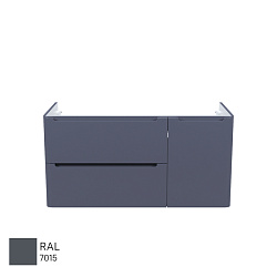 Тумба, подвесная, 100 см, темно-серый, Edifice, IDDIS, EDI10D0i95 подходит умыв. 0101000i28