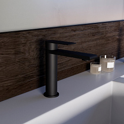 Смеситель для раковины Vogue (SS) VBF-2VS1MB однорычажный, черный матовый, , шт