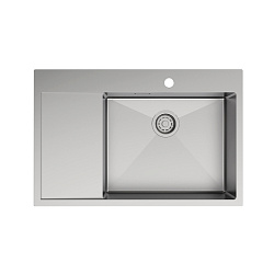 Мойка, нерж. сталь, сатин, чаша справа, 780*510, Haze, IDDIS, HAZ78SRi77