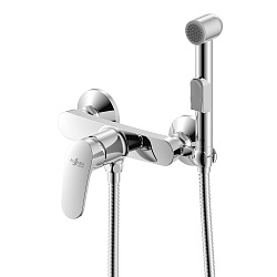 Смеситель с гигиеническим душем, латунь/хром, RS45-52