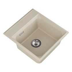 Мойка кухонная Point Мисти 46 светло-бежевый