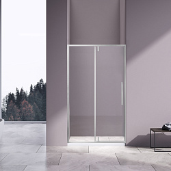 Душевая дверь Slim-N VDP-4SN100CL, хром, стекло прозрачное, , шт