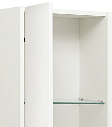 Шкаф-пенал/подвесной /белый/ (35см) Parma /AQUA DE MARCO