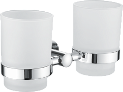 Стакан 2шт (круг), хром B90008