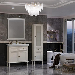 Зеркало Opadiris Кантара 85, цвет слоновая кость