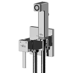 Встраиваемый смеситель с гигиеническим душем, латунь/хром, X25-53