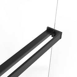 Душевая перегородка Walk-In VSW-1HR120CLB, 1200*2000, черный, стекло прозрачное, , шт