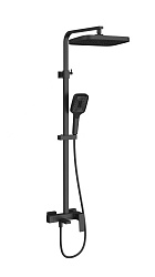 Душевая стойка Dice VSFS-4C12MB с изливом, черный матовый, , шт