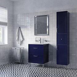 Тумба с умывальником, напольная, 60 см, синий, Oxford, IDDIS, OXF60N0i95K подходит умыв. 0136000i28