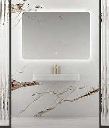 Зеркало LED VLM-3BE120-2 1200х800 c сенсорным выключателем и диммером, антизапотевание, , шт