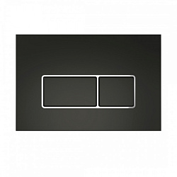 Corpa Nera Grossi/Гросси клавиша смыва, двойной смыв, черный матовый/хром