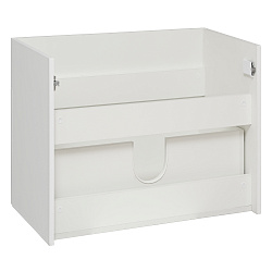 Тумба /1 ящ/подвесная/белый/раковина Прима (65см) Olivia/AQUA DE MARCO