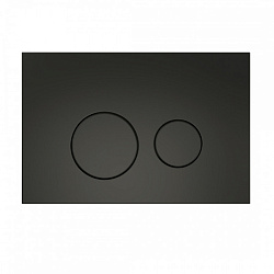 Corpa Nera Bosso/Боссо клавиша смыва, двойной смыв, черный матовый