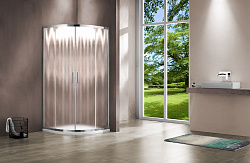 Душевой уголок Garda VSQ-1G800CH, 800*800, хром, стекло шиншилла , , шт