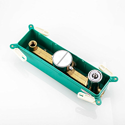 Встраиваемый смеситель для душа VSCV-422TGM двухфункциональный, термостатический, вороненая сталь, ,