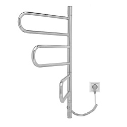 Полотенцесушитель электрический Vincea VTD-1R2CE 44х80, хром, таймер, , шт