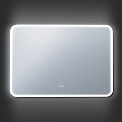 Зеркало/LED-подсветка/антизапотевание/2 кнопки/Bluetooth динамики (100см*70см)Amazon Music/AQUA DE