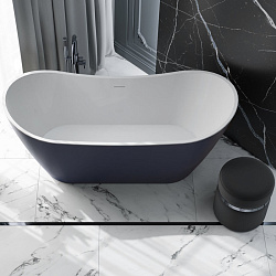 Corpa Nera Paganini/Паганини ванна акриловая отдельностоящая 170х80х73, белый матовый