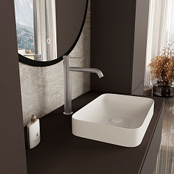 Смеситель для раковины City VBF-2C2BN однорычажный, сатин, , шт