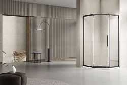 Душевой уголок Show VSP1-4SH100CLB, 1000*1000, черный, стекло прозрачное, , шт