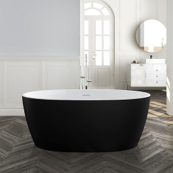 Corpa Nera Bosso/Боссо ванна акриловая отдельностоящая 170х76х58, черный матовый