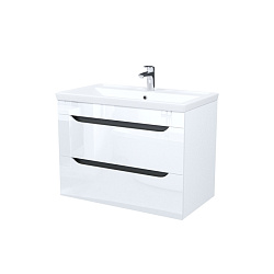 Тумба с умывальником, подвесная, 80 см, белый, Ray, IDDIS, RAY80W0i95K подходит умыв. 4078000i28