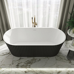 Corpa Nera Bonini/Бонини ванна акриловая отдельностоящая 170х80х58, розовый матовый