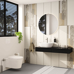 Origin Смеситель для раковины, средний, цвет хром