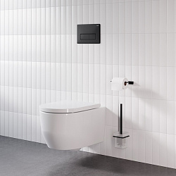 Клавиша смыва, пневматическая, черный, Profix Air, IDDIS, PRA10B0i77