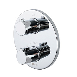 Встраиваемый термостатический смеситель для ванны и душа, на два выхода, без аксессуаров,хром LM7827