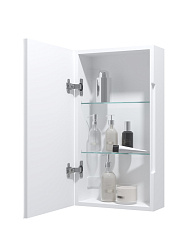 Зеркало-шкаф ALLURE White, 350х650  левый