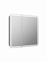 Зеркало-шкаф ELLIOTT, 800х800 с датчиком движения, розеткой