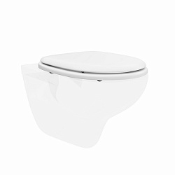 Сиденье для унитаза Xpro/Икс-Про без микролифта, белый