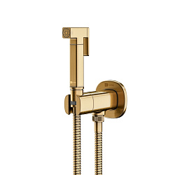 SOLO Встраиваемый смеситель с гигиеническим душем, латунь/чёрный, LM7172B