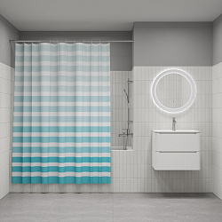 Штора для ванной, 200x180 см, Полиэстер, IDDIS, BR01P18i11