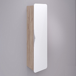 Шкаф-пенал подвесной /дуб золотой Крафт/ правый (40см) Skandi/AQUA DE MARCO