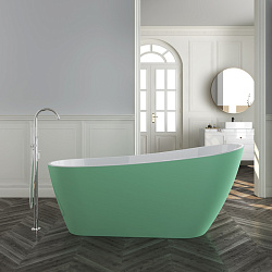 Corpa Nera Viotti/Виотти ванна акриловая отдельностоящая 170х74х75, зеленый матовый