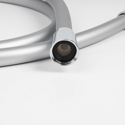 Шланг для душа, серебряный, силиконовый, 1,5м, Optima Home, IDDIS, OPH15SLi19