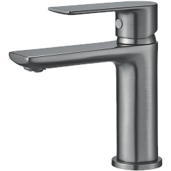 Смеситель для раковины, латунь, оружейная сталь HB10505-3