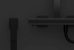 Душевая стойка Next VSFS-1N0TMB термостатическая без излива, 25см верх душ, черный, , шт