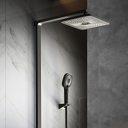 Душевая стойка Inspire VSFS-3I13TMB термостатическая с изливом, черный, , шт