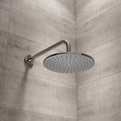 Душевая насадка верхняя круглая, хром, Optima Home, IDDIS, OPH22CRi64