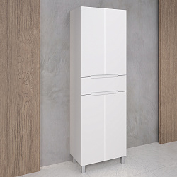 Шкаф-пенал/белый/(60см) Olivia /AQUA DE MARCO