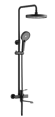 Душевая система, черный, B24812-7