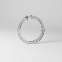 О-образные кольца с системой Click, цвет - прозрачный. 12 колец в комплекте.