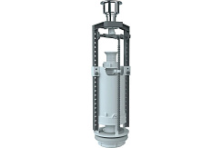 Клапан спускной однорежимный  (кнопка хром) SM/H