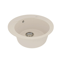 SULA 500 Мойка кухонная из кварцгранита цвет: шампань комплектация: крепеж, сливная арматура с перел